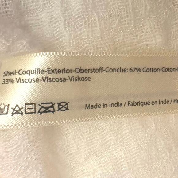 Free People FP One Mila Shirt in Optic White Ethereal Dainty Romantic Medium - Picture 12 of 13